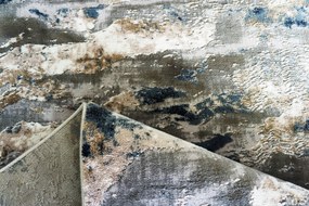 Koberec Mitra 3001 NAVY – námornícky modrý s dekoratívnym vzorom Rozmer: 240x330 cm