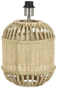 Prírodná bambusová základňa k lampe Alifia s výpletom - Ø 25 * 30cm / E27