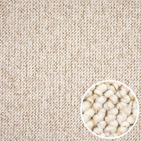 Balta, AKCIA: 135x190 cm Metrážny koberec Wolly 610 sv. béžová, šíře, béžová, filc, detská izba