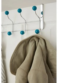 Kovový vešiak na dvere v mentolovo-striebornej farbe 41 cm – Premier Housewares