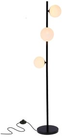 Čierna stojacia lampa (výška 150 cm) Kama - Candellux Lighting