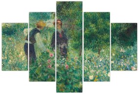 Obraz - Auguste Renoir, Picking Flowers, reprodukcia (150x105 cm)