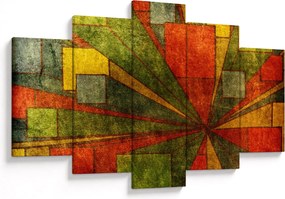 Obraz geometrické abstrakcie (150x105 cm)