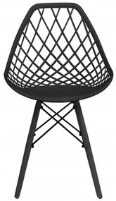 Sammer Kvalitné jedálenské stoličky v čiernej farbe DC AZUR-cierna,cierna