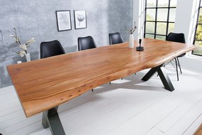 Jedálenský stôl Mammut X 240x105cm drevo Acacia - HONEY - PRODUKT JE SKLADOM U NÁS - 1Ks