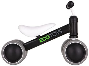 Odrážadlo/minibicykel, sivé, Ecotoys