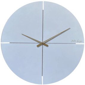 Miminalistické nástenné hodiny JVD Design HC40.2 biele