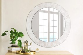 Okrúhle ozdobné zrkadlo na stenu Jemná textúra roccoco fi 60 cm