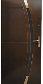 Dvere vchodové WZ 66 90L dub bahenný