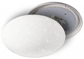 FULGUR Nástenné/stropné LED svietidlo ANETA STAR, 16 W, denné biele svetlo, 29 cm, okrúhle, trblietavý efek