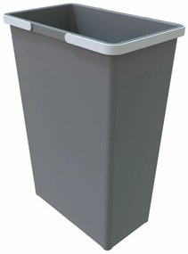 Odpadkový kôš s rukoväťami 35 l, sivá