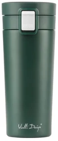 Zelený cestovný termohrnček Vialli Design Fuori, 400 ml