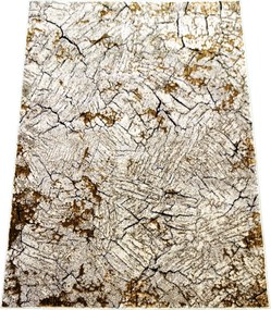 Koberec Miami Plus 0300 béžový – obdĺžnikový vzorovaný koberec Rozmer: 60x100 cm