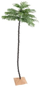 vidaXL LED strom s dizajnom palmy 252 teplých bielych LED 400 cm