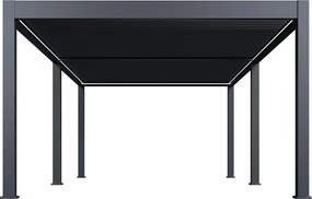 Luxusná ELEKTRICKÁ bioklimatická pergola PRESTIGE 8x4 m, hliník - voľne stojaca