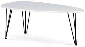 Odkladací stolík 120 x 67 cm, biela