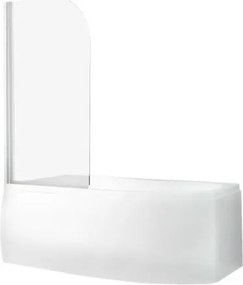 Roth Screen Pro vanová zástěna 140x81 cm bílá 4000688