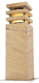 Moderná vonkajšia stojaca lampa pieskovec 40 cm - Grumpy