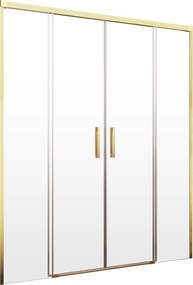 Radaway Idea Gold Dwd Výklenkové dvere 170 cm zlaté