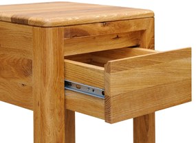 PROXIMA.store - Dubový stolík na kvety väčší - GIALO FARBA: dub