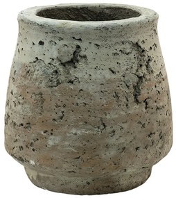 Béžový betónový kvetináč Mosse - Ø 14*14 cm