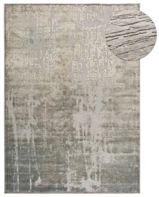 Béžový koberec z viskózy Universal Margot Azul, 200 x 300 cm