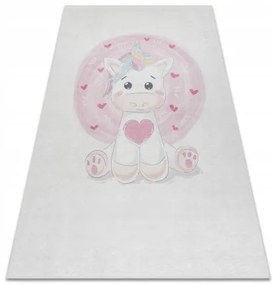 Sammer Kvalitný bambino koberec pre deti s jednorožcom I029 120 x 170 cm