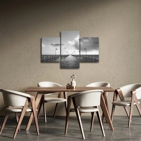 Obraz - Promenáda pri pobreží (90x60 cm)
