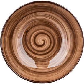 Banquet Tanier hlboký PALAS, 18 cm, hnedá