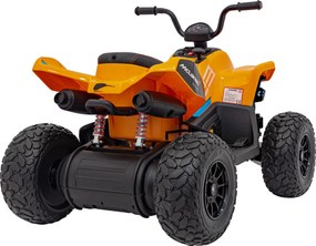 Ramiz McLaren Racing MCL 35 štvorkolka pre deti Oranžová + Diaľkové ovládanie + Pomalý štart + EVA + Audio LED