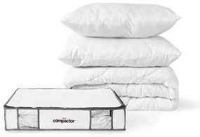 Vákuové/vystužené látkové úložné boxy na oblečenie v súprave 3 ks 45x65x15,5 cm Life – Compactor