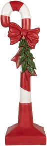 Vianočná veľká dekorácia figúrka cukrová palica Candy Cane - 25*18*83 cm