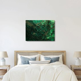 Obraz - Zelený mikroskopický záber (70x50 cm)