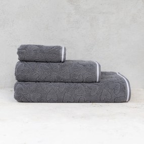 Bastion Collections Bavlnený uterák Dark Grey 50 x 100 cm