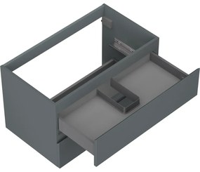 Mexen Orio, kúpeľňová skrinka 80 cm, 2 zásuvky, grafitová matná, 91A10-08047-2-BFF66