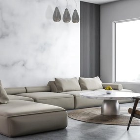 Luster na lanku PETRA 3xE27/60W/230V šedá