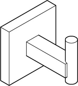 GROHE 40961000 - Vešiak na župan START CUBE, lesklý chróm