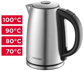 Concept RK3350 rýchlovarná kanvica nehrdz. s reguláciou teploty