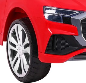 Ramiz Audi Q8 Lift na batérie pre deti Červené SUV + diaľkové ovládanie