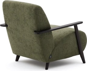 Zelené ženilkové kreslo Meghan – Kave Home