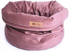 Pelech pre psov Petsy Royal Basket Ø40 cm ružový