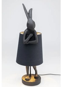 Rabbit stolná lampa 68 cm čierna