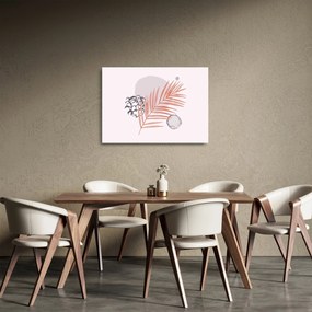 Sklenený obraz - Fialový minimalizmus N⁰3 (70x50 cm)