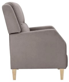 Sivé relaxačné kreslo Dina – Støraa