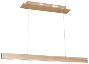 Závesné LED svietidlo Timber, 1x LED 18w, 3000k, drevo