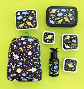 A Little Lovely Company - antikorová fľaša na pitie, 350 ml - vesmír