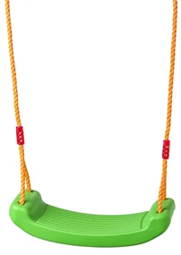 WOODY Hojdačka plastová-sedadlo, zelená