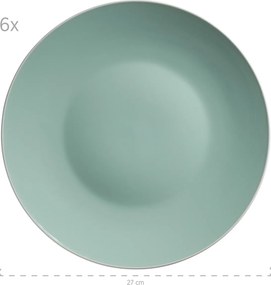 Mäser Jedálenská súprava riadu 24 ks ELISSA – zelená lesk