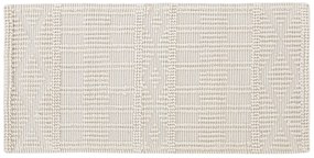 Vlnený koberec 80 x 150 cm svetlobéžový LAPSEKI Beliani