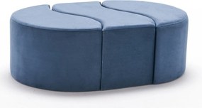 Svetlomodrý taburet Alya – Artie